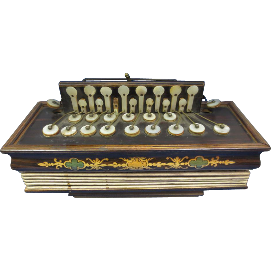 Vintage German Concertina (Squeezebox) Accordion Vintage German Concertina (Squeezebox) Accordion