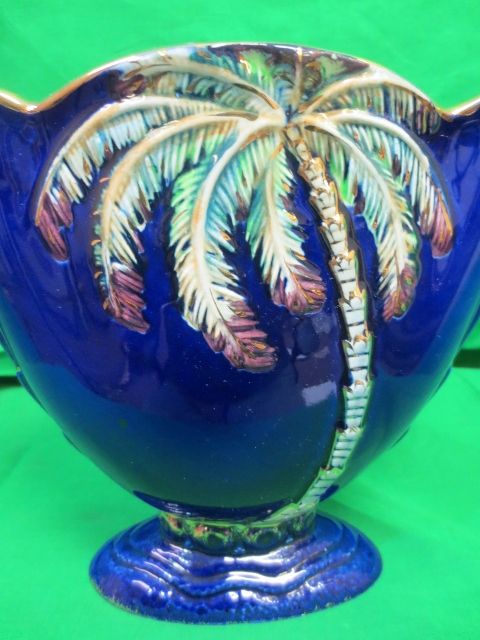 RARE-Large Art Deco Beswick Palm Tree Vase #1065 RARE-Large Art Deco Beswick Palm Tree Vase #1065
