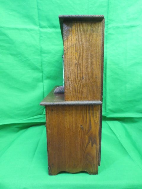 Hand Crafted Miniature Step Back Hutch w/Cutting Board Hand Crafted Miniature Step Back Hutch w/Cutting Board