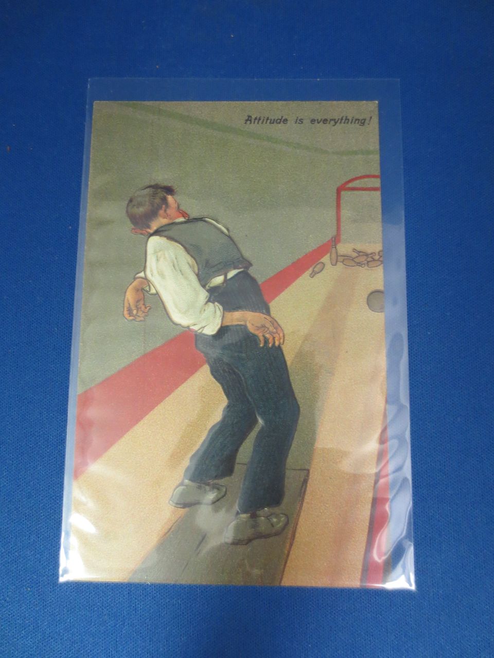 5 Different Early 1900's Embossed Bowling Postcards Germany 5 Different Early 1900's Embossed Bowling Postcards Germany