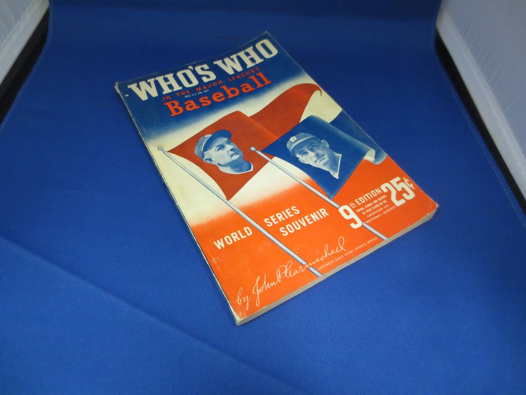 RARE 1941 "Who's Who In The Major Leagues" Baseball Book RARE 1941 "Who's Who In The Major Leagues" Baseball Book