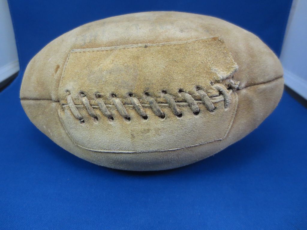 1930's "Genuine Leather" Stuffed Football 1930's "Genuine Leather" Stuffed Football