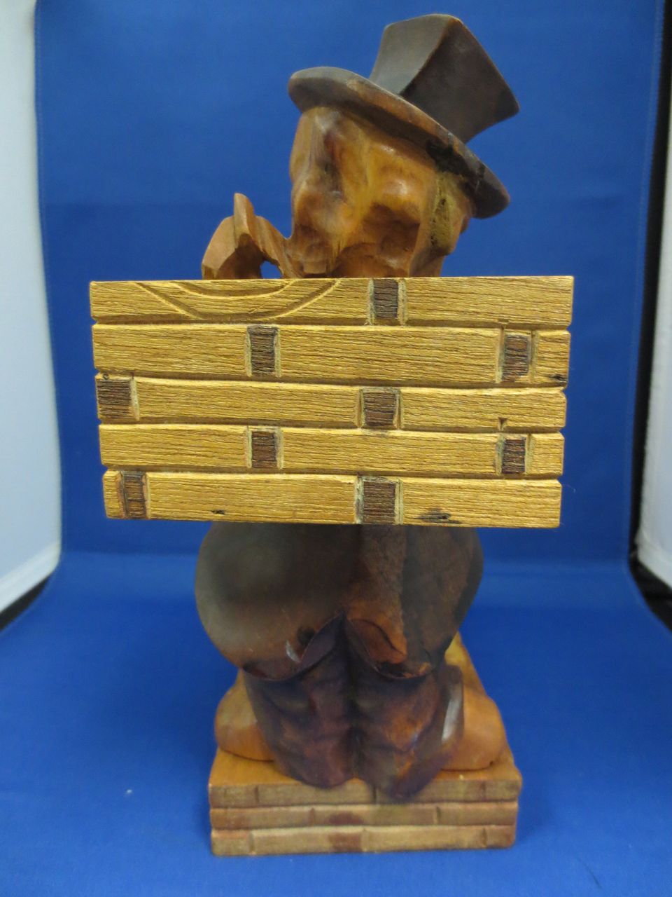 1950's Brooklyn Dodgers Ceramic and Wooden "Bum" Mascot 1950's Brooklyn Dodgers Ceramic and Wooden "Bum" Mascot