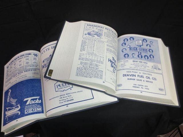Hershey Bears 1975-1976 Complete Year of Program Bound in 2 Custom Books Hershey Bears 1975-1976 Complete Year of Program Bound in 2 Custom Books