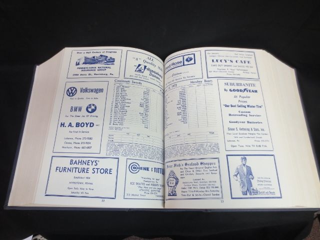 Hershey Bears 1972-1973 Complete Year of Programs Bound in Custom Book Hershey Bears 1972-1973 Complete Year of Programs Bound in Custom Book