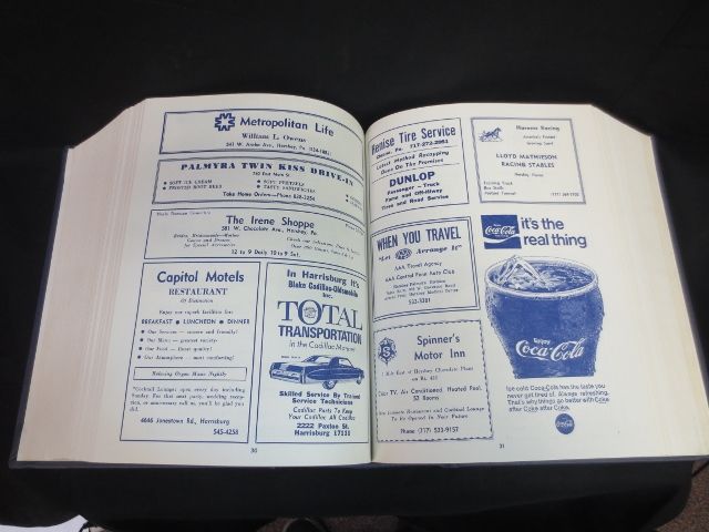 Hershey Bears 1972-1973 Complete Year of Programs Bound in Custom Book Hershey Bears 1972-1973 Complete Year of Programs Bound in Custom Book