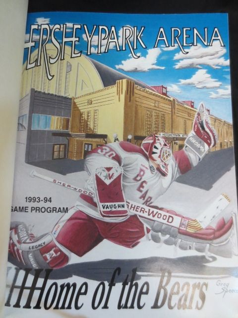 Hershey Bears 1993-1994 Complete Year of Programs Bound in 4 Custom Books Hershey Bears 1993-1994 Complete Year of Programs Bound in 4 Custom Books