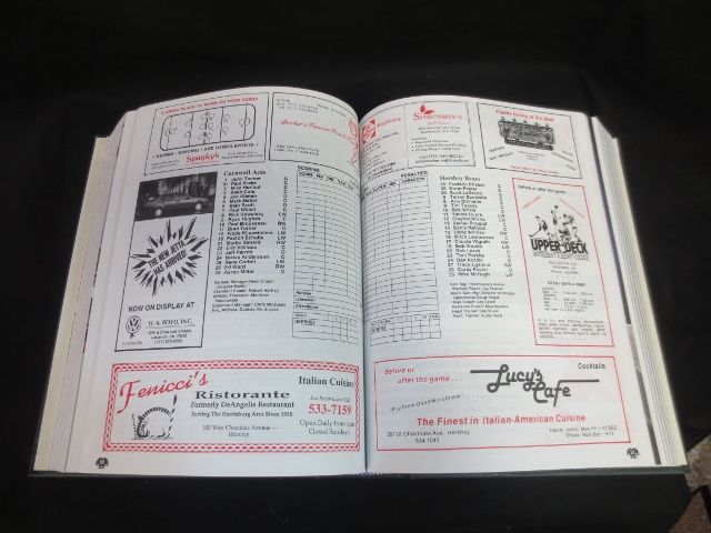 Hershey Bears 1993-1994 Complete Year of Programs Bound in 4 Custom Books Hershey Bears 1993-1994 Complete Year of Programs Bound in 4 Custom Books