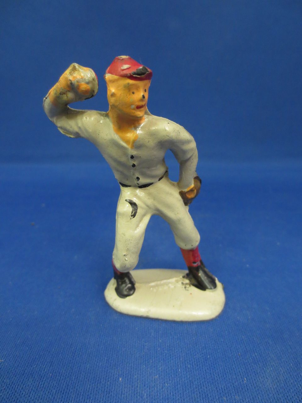 1930's 10 PIECES-Auburn Rubber Baseball Figures Vintage 1930's 10 PIECES-Auburn Rubber Baseball Figures Vintage