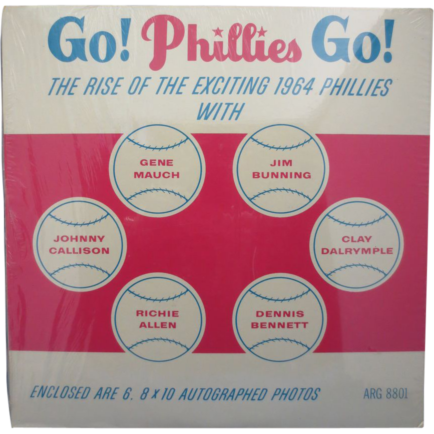 RARE-1964 "Go! Phillies Go!" Never Opened Record Album RARE-1964 "Go! Phillies Go!" Never Opened Record Album
