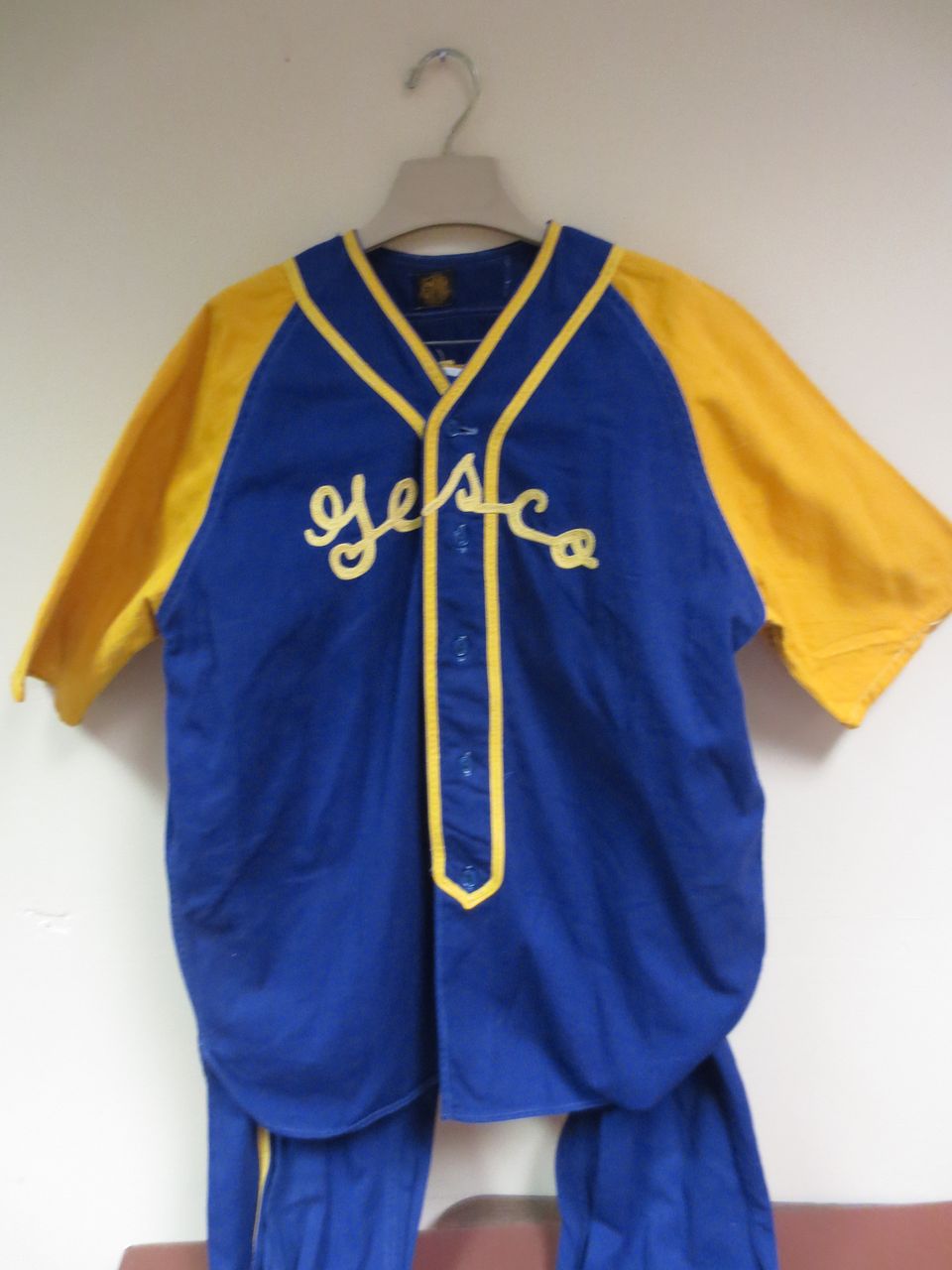 Vintage "Empire" Baseball Uniform-General Electric Sponsored Vintage "Empire" Baseball Uniform-General Electric Sponsored