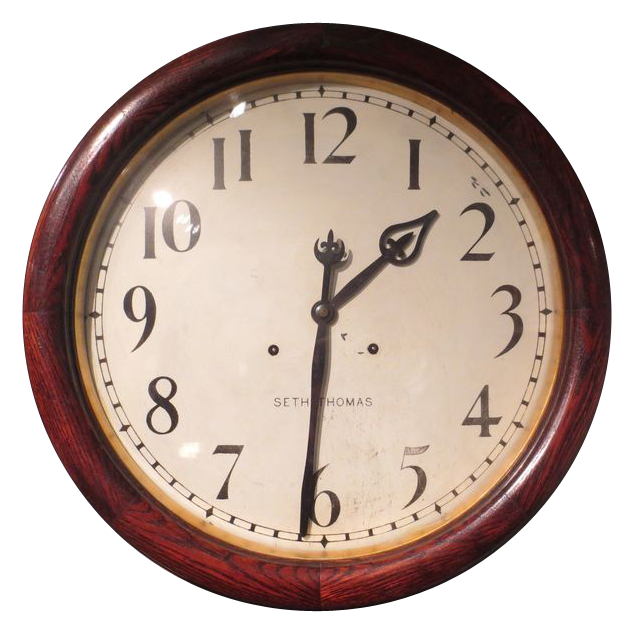 Antique Seth Thomas 30 Day Gallery Clock Antique Seth Thomas 30 Day Gallery Clock