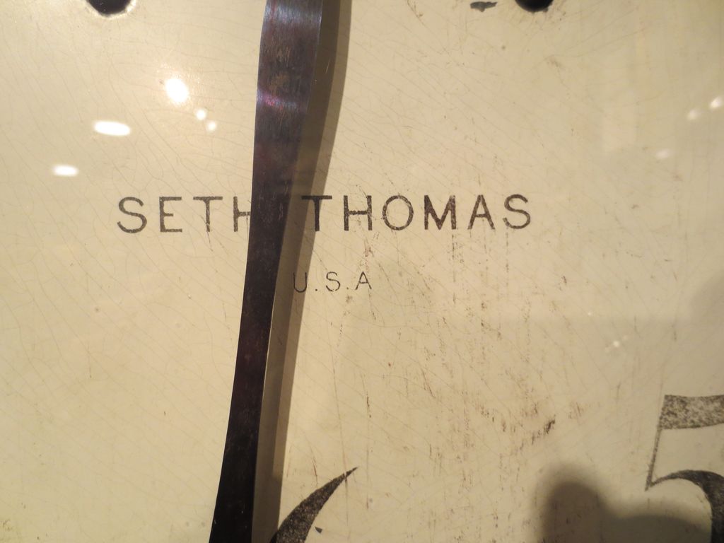 Antique Seth Thomas 30 Day Gallery Clock Antique Seth Thomas 30 Day Gallery Clock