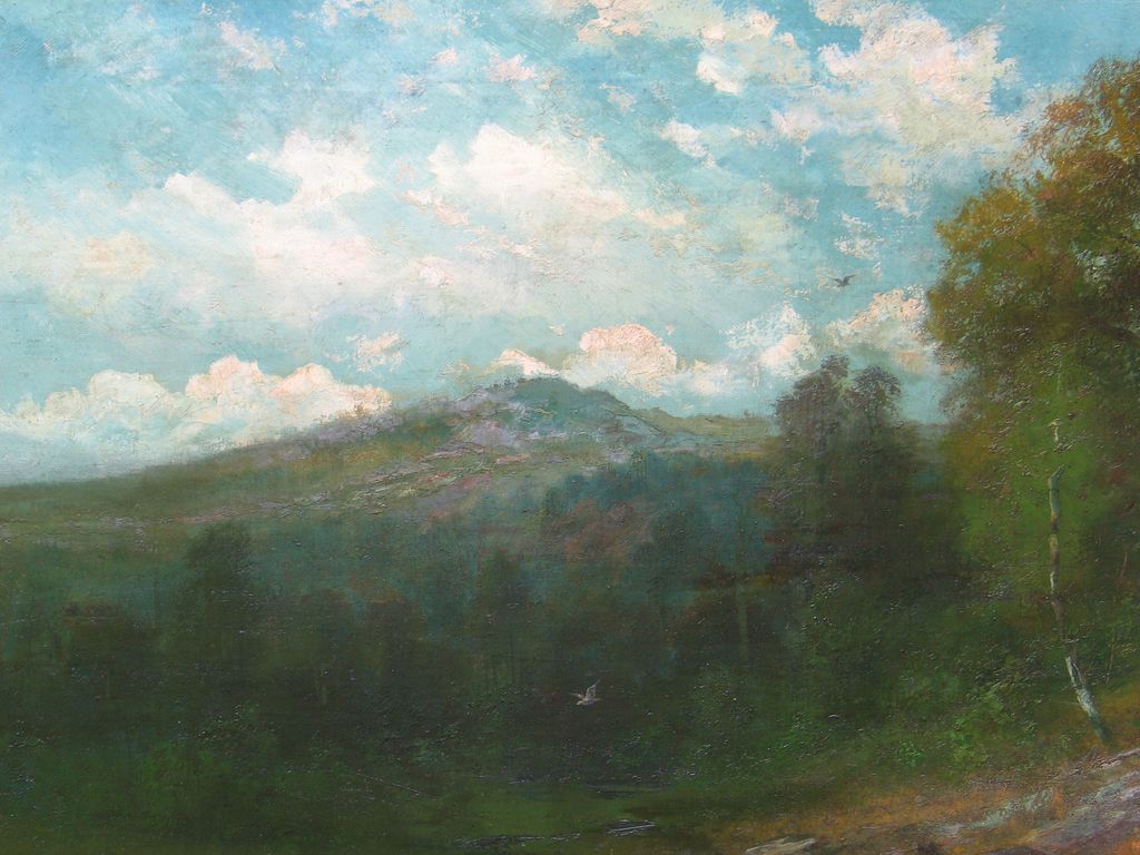 Antique Oil Painting by Christopher H. Shearer Antique Oil Painting by Christopher H. Shearer