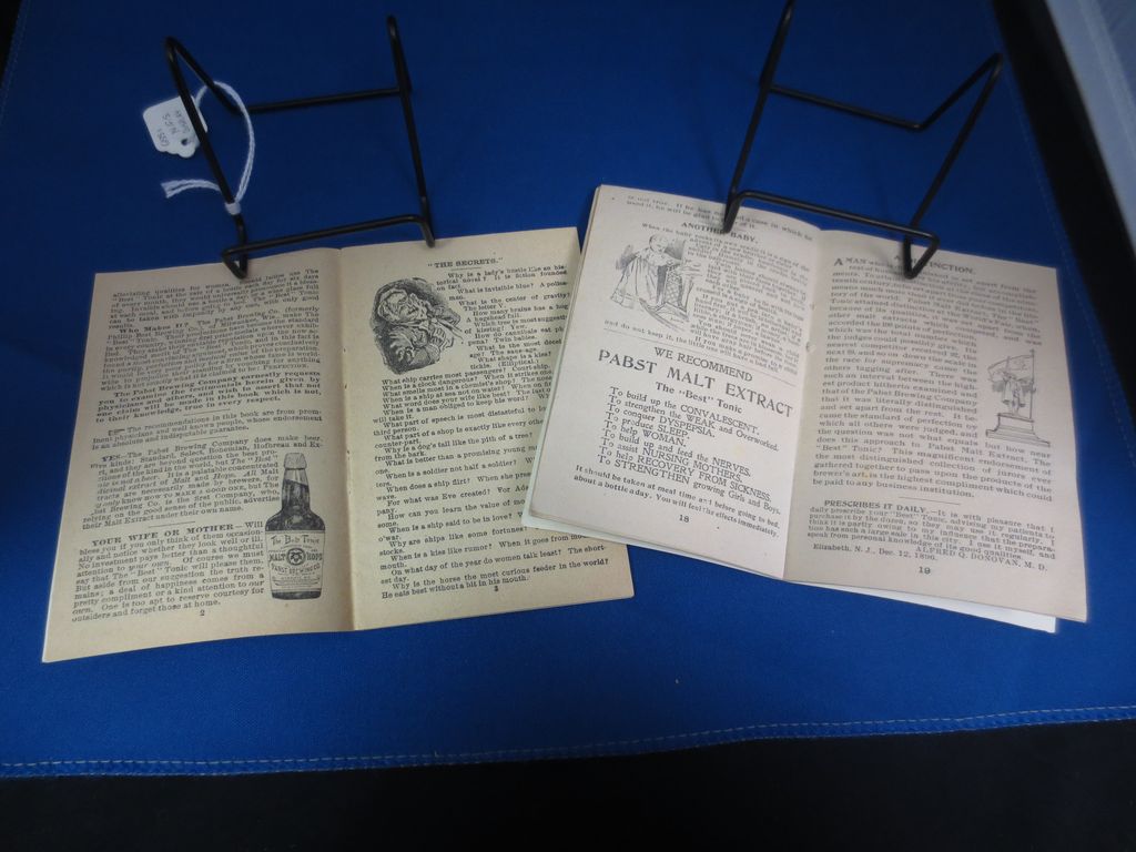 2-Pabst Brewing Company "Secrest" Booklets 2-Pabst Brewing Company "Secrest" Booklets