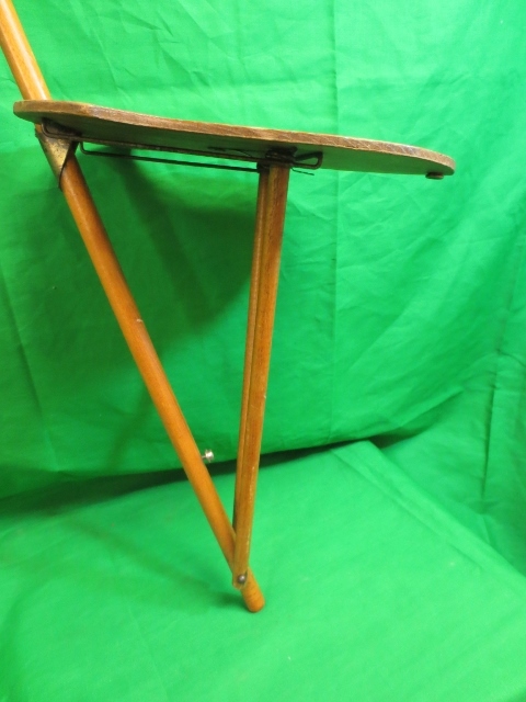 Vintage Schenly's Red Label Advertising Walking Stick Chair Vintage Schenly's Red Label Advertising Walking Stick Chair