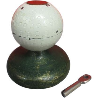 Surety Savings & Loan Co. Dover, Ohio Golf Bank Vintage 1930's Surety Savings & Loan Co. Dover, Ohio Golf Bank Vintage 1930's