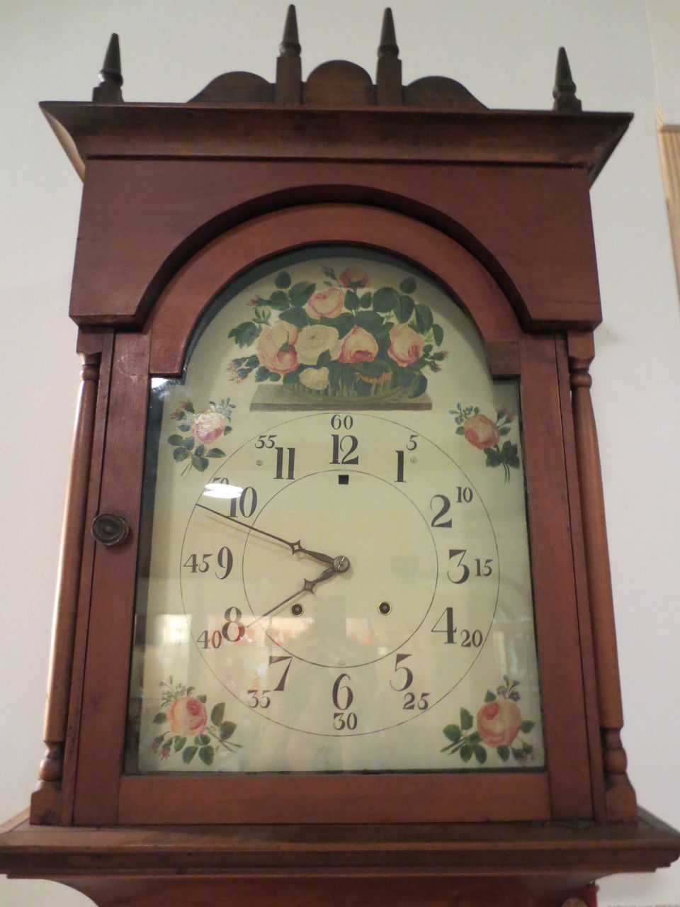 American Chippendale Wood Tall Clock American Chippendale Wood Tall Clock