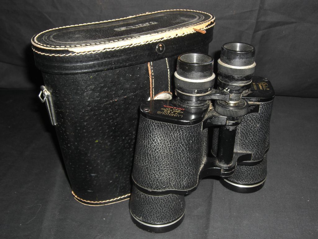 Vintage Pair of Luminous Selsi Binoculars in Original Case Vintage Pair of Luminous Selsi Binoculars in Original Case