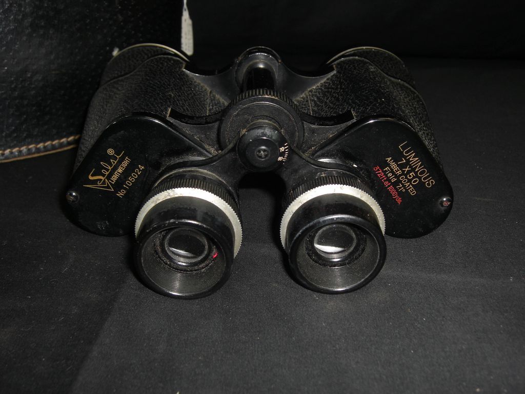Vintage Pair of Luminous Selsi Binoculars in Original Case Vintage Pair of Luminous Selsi Binoculars in Original Case