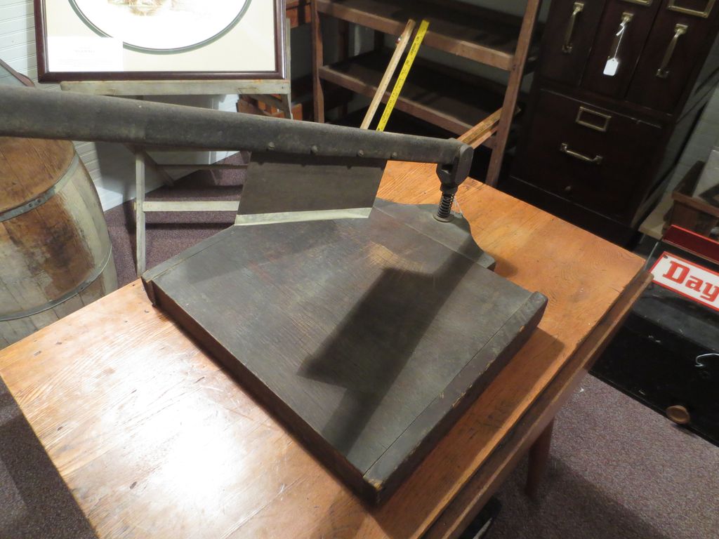 1910 General Store Cheese Block Cutter Antique 1910 General Store Cheese Block Cutter Antique