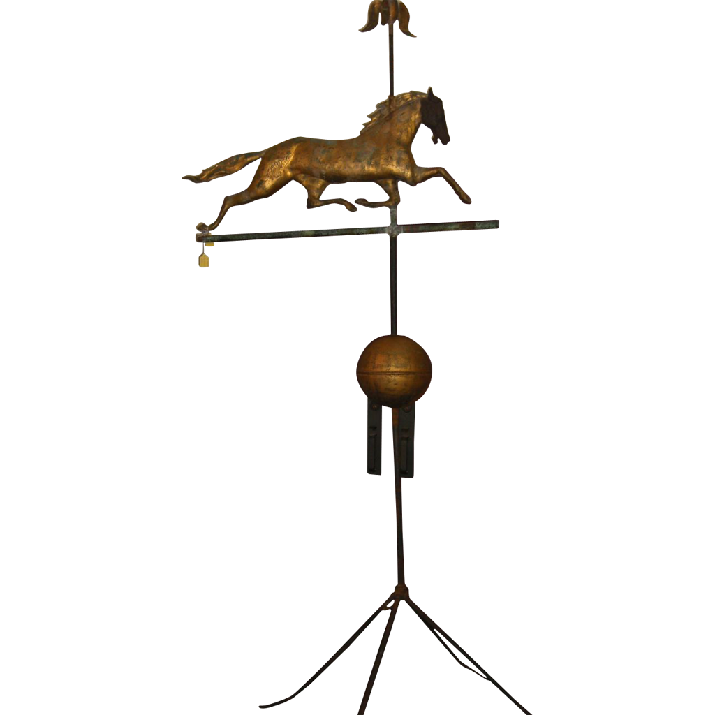 Antique Horse Weathervane Rare Large Size Spectacular! Ca.1863 Antique Horse Weathervane Rare Large Size Spectacular! Ca.1863