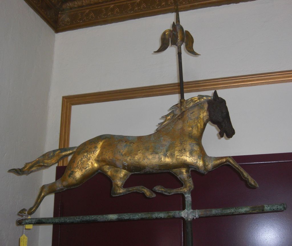 Antique Horse Weathervane Rare Large Size Spectacular! Ca.1863 Antique Horse Weathervane Rare Large Size Spectacular! Ca.1863