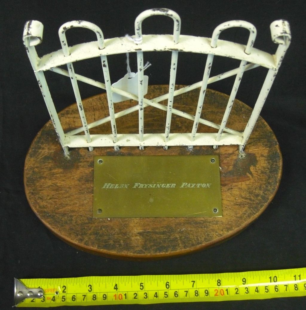 Antique Salesman's Sample of Iron Gate Antique Salesman's Sample of Iron Gate