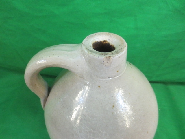 Antique Stoneware Jug Hollander Bros Patterson, New Jersey Antique Stoneware Jug Hollander Bros Patterson, New Jersey