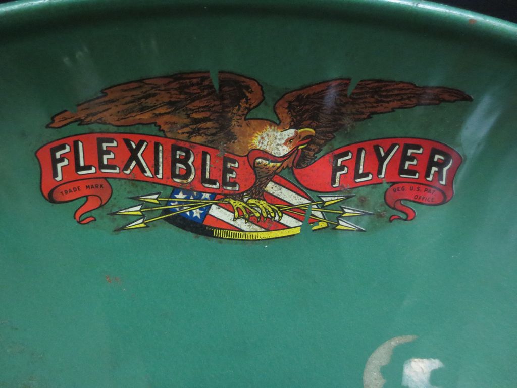 Amazing Flexible Flyer Saucer w/Paper Label Amazing Flexible Flyer Saucer w/Paper Label