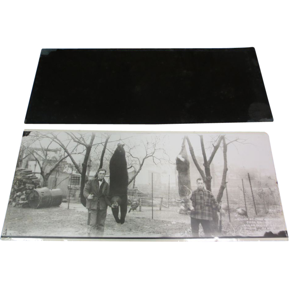 16" x 6" Negative W/ Photo Re-Print Hunting 16" x 6" Negative W/ Photo Re-Print Hunting