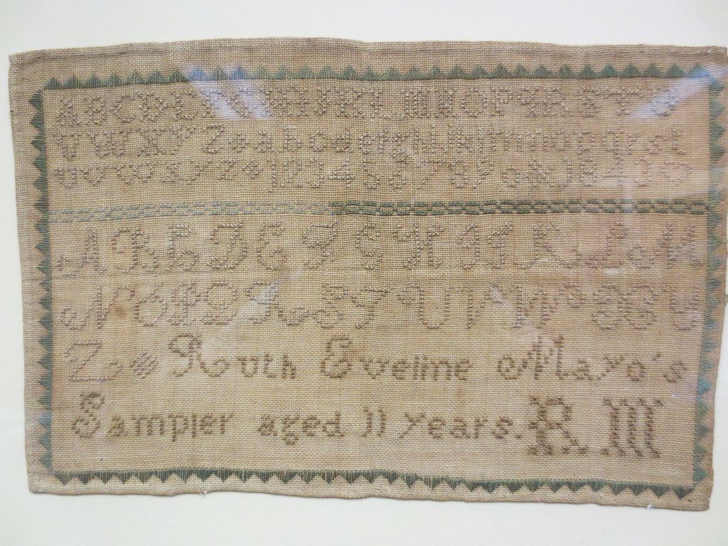 1843 Antique Sampler 1843 Antique Sampler