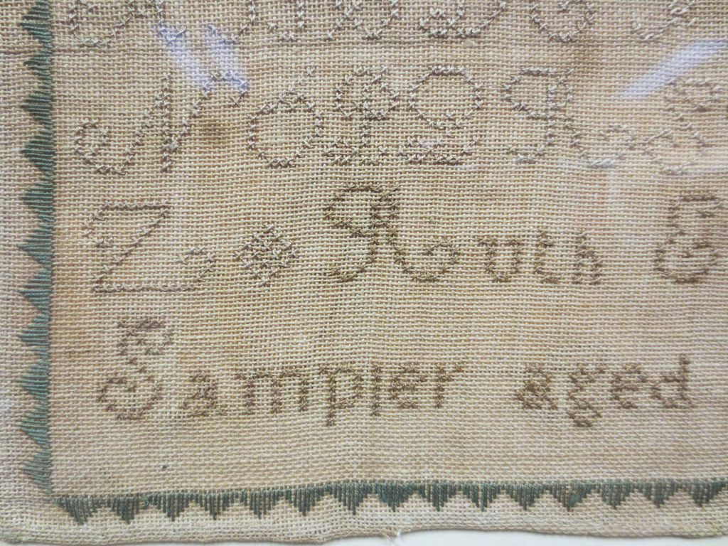 1843 Antique Sampler 1843 Antique Sampler