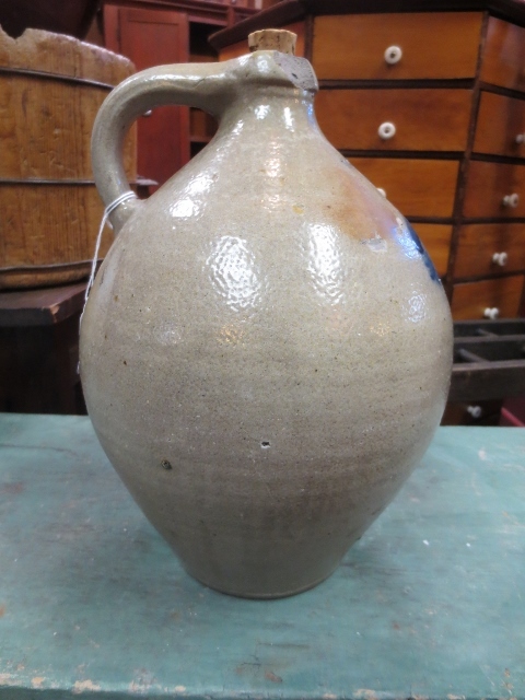 RARE-Antique Ovoid Shaped M. Tyler Stoneware Jug Crock RARE-Antique Ovoid Shaped M. Tyler Stoneware Jug Crock