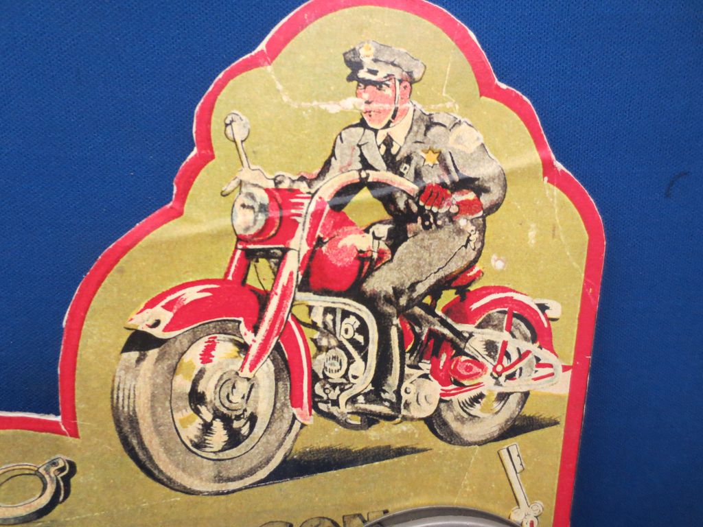 Harley Davidson 1940's Kids Play Handcuffs by Marx Harley Davidson 1940's Kids Play Handcuffs by Marx