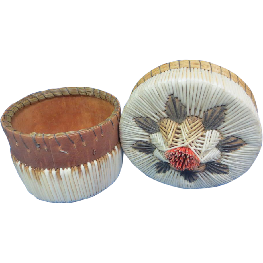 Porcupine Quill Jewelry/Trinket Box Porcupine Quill Jewelry/Trinket Box