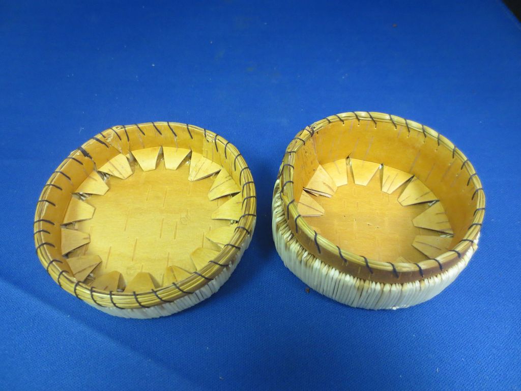 Six Nations Porcupine Quill Trinket or Jewelry Box Six Nations Porcupine Quill Trinket or Jewelry Box