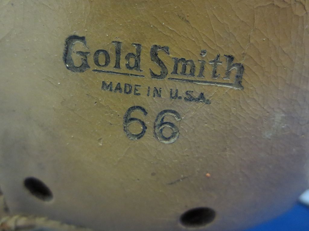 Leather 1940's Goldsmith Helmet Leather 1940's Goldsmith Helmet