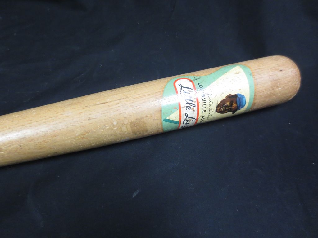 1950's Jackie Robinson Little Leauge Decal Baseball Bat 1950's Jackie Robinson Little Leauge Decal Baseball Bat