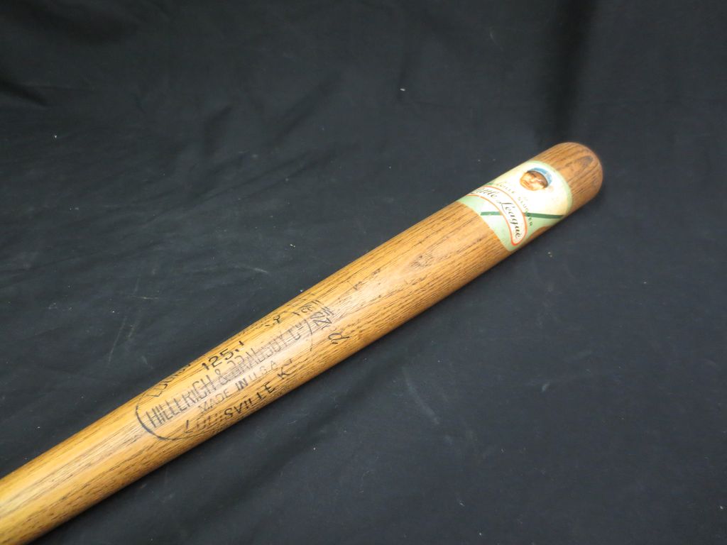 1950's Joe Dimaggio Louisville Slugger L.L. Decal Baseball Bat 1950's Joe Dimaggio Louisville Slugger L.L. Decal Baseball Bat