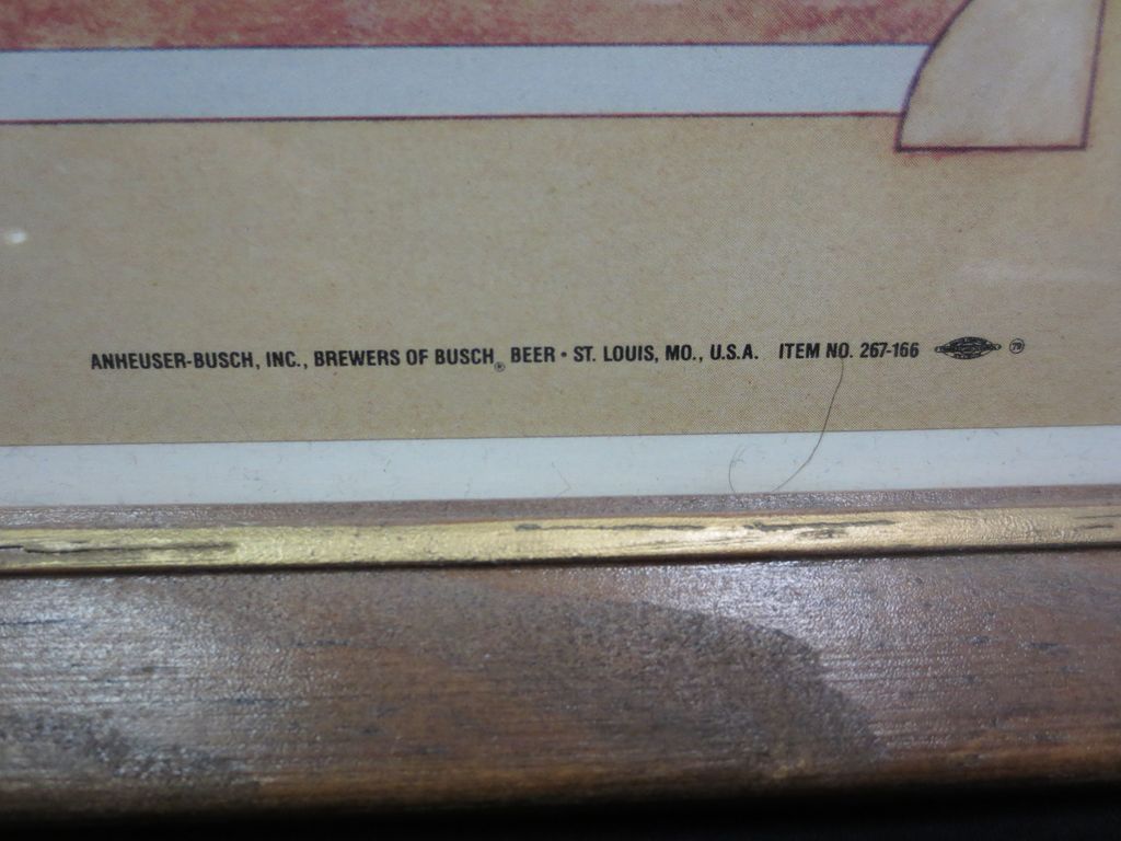 Vintage Stan "The Man" Musial Busch Advertisement Vintage Stan "The Man" Musial Busch Advertisement