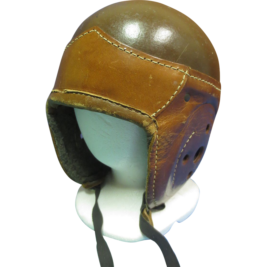 1930's GLOBE Leather Football Helmet 1930's GLOBE Leather Football Helmet