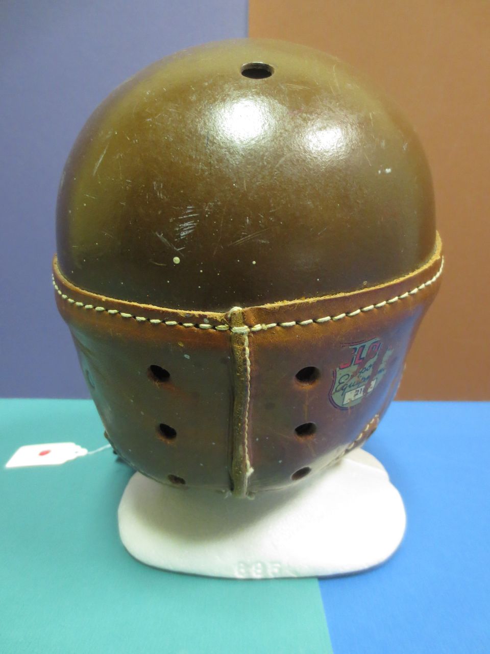 1930's GLOBE Leather Football Helmet 1930's GLOBE Leather Football Helmet