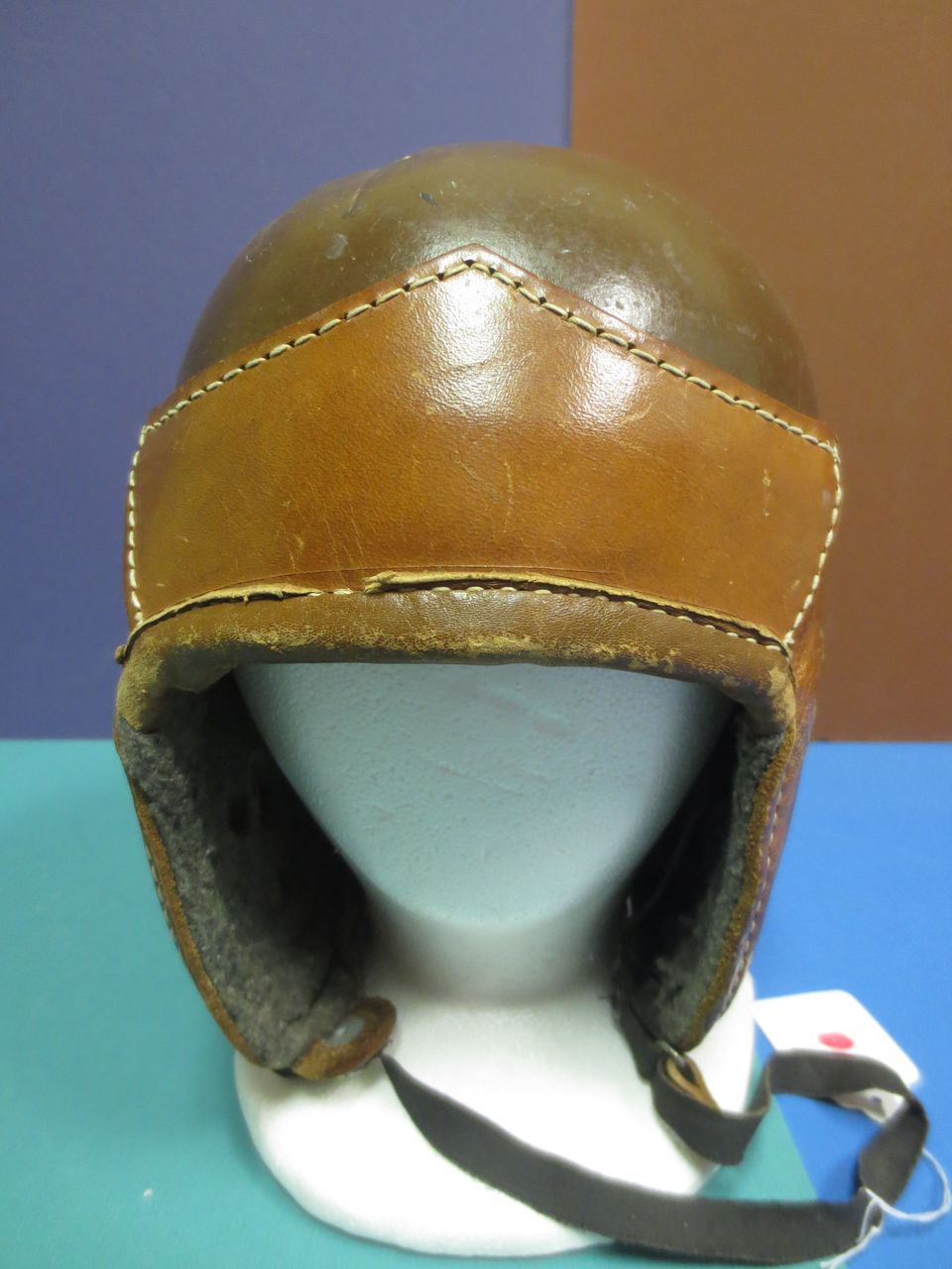 1930's GLOBE Leather Football Helmet 1930's GLOBE Leather Football Helmet