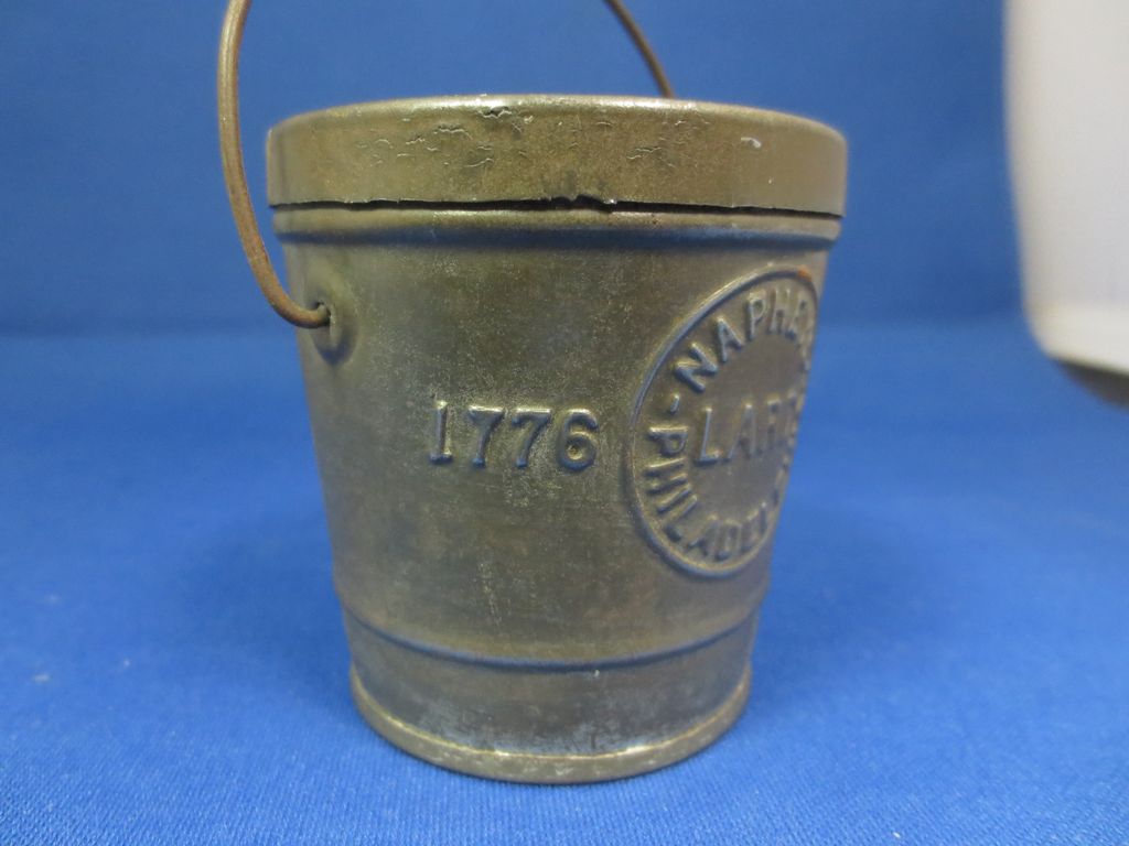 1876 Bicentennial Naphey's Lard Tin Pail 1876 Bicentennial Naphey's Lard Tin Pail