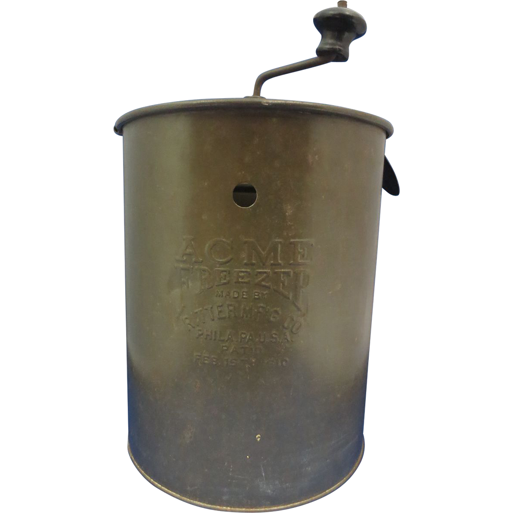 1910 Acme Ice Cream Freezer 1910 Acme Ice Cream Freezer
