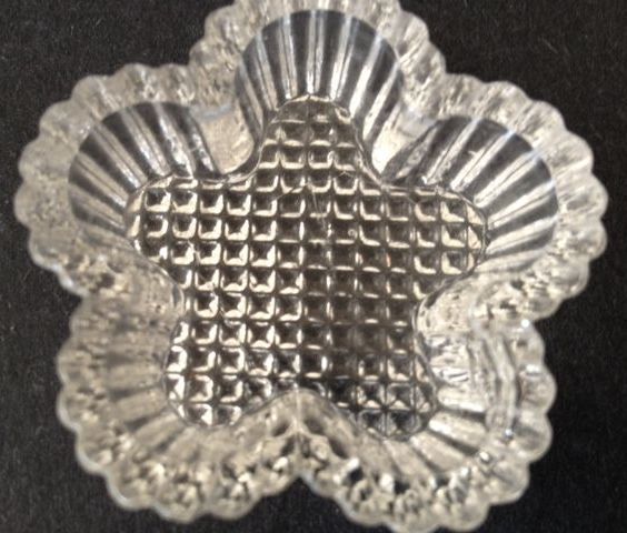 Salt cellar/open salt - antique/star design - 5 sided - 1/2" high Salt cellar/open salt - antique/star design - 5 sided - 1/2" high