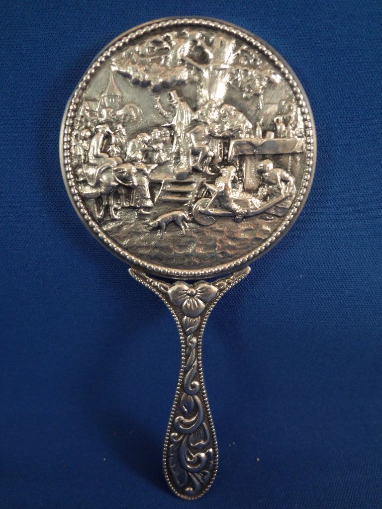 Sterling Doll Size Hand Mirror Sterling Doll Size Hand Mirror
