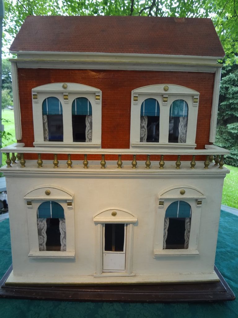 English Lines Four Room Doll House Four Fireplaces English Lines Four Room Doll House Four Fireplaces