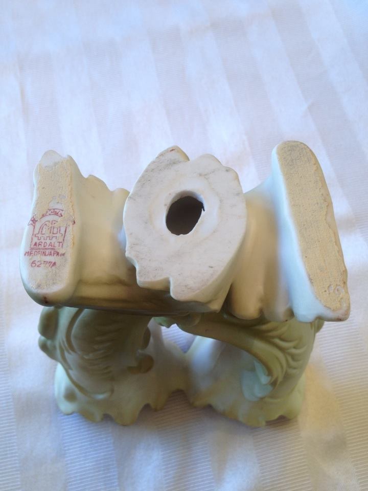 Ardalt Bisque Cherub Vase Ardalt Bisque Cherub Vase